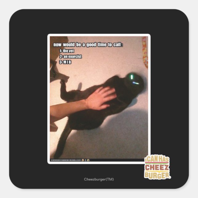 Ring MIB Fyrkantigt Klistermärke (Framsida)