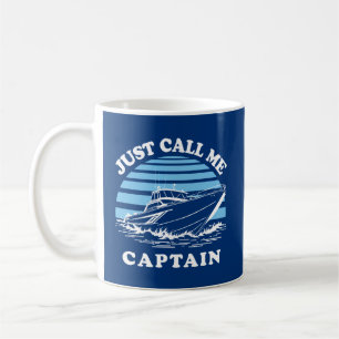 Ring mig bara Kapten Sjöman Citat Kaffemugg