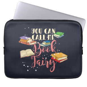 Ring mig Bok Fairy Avid Reader Laptop Fodral