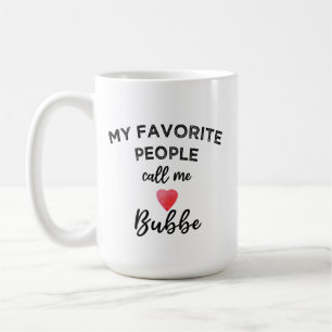 Ring mig BUBBE Jiddisch mormor judisk mormor Kaffemugg