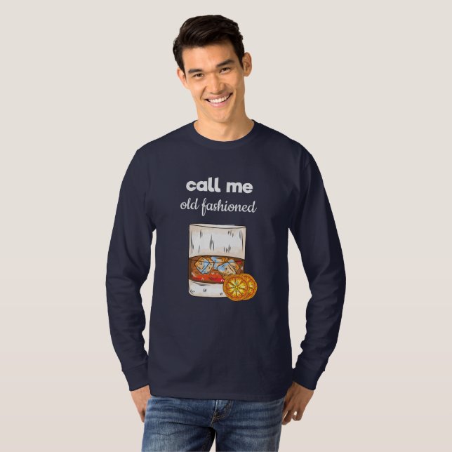 Ring mig GamlFashioned T Shirt (Hel framsida)