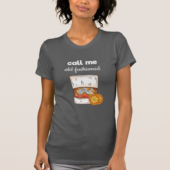 Ring mig GamlFashioned T Shirt (Framsida)