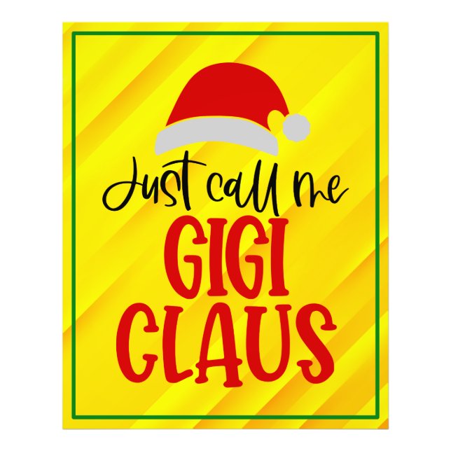 Ring mig Gigi Claus-56374 Fototryck (Framsidan)
