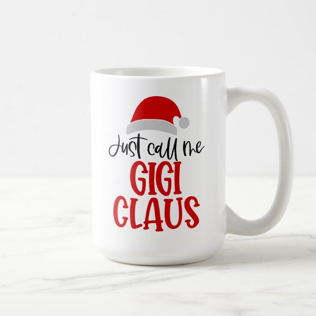 Ring mig Gigi Claus-56374 Kaffemugg (Höger)