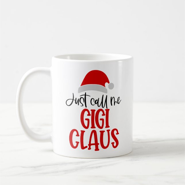 Ring mig Gigi Claus-56374 Kaffemugg (Vänster)