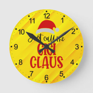 Ring mig Gigi Claus-56374 Rund Klocka