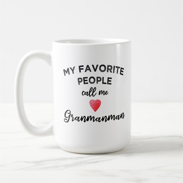 Ring mig Granmanman Karibisk kreol mormor  Kaffemugg (Vänster)