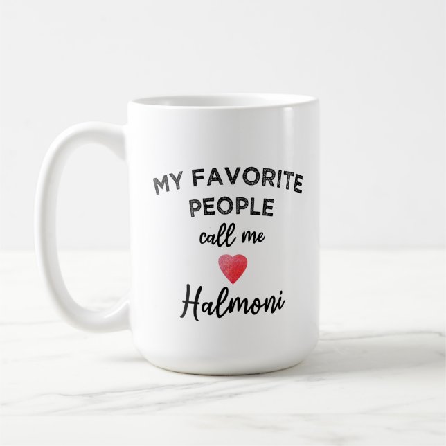 Ring mig HALMONI Traditionell koreansk mormor  Kaffemugg (Vänster)