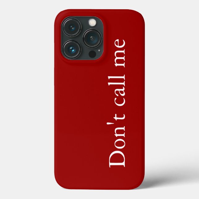 Ring mig inte - Fodral-Mate iphone case (Baksida)