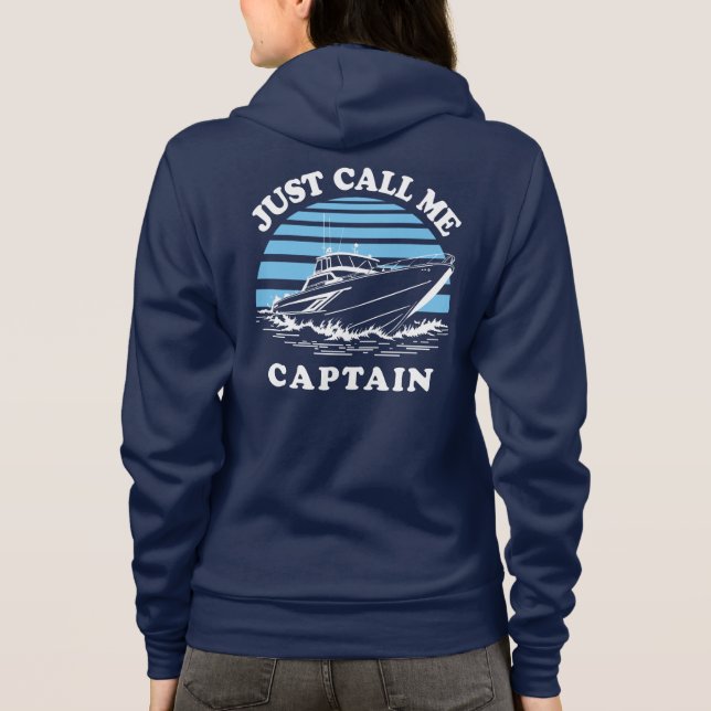 Ring mig kapten | Sailor Quote T Shirt (Baksida)
