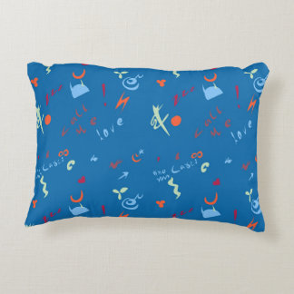 "Ring mig Kärlek" Mönster Prydnadskudde