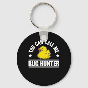 Ring mig Kryp Hunter Funny Rubber Anka-programmeri Nyckelring
