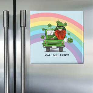 Ring mig Lucky Irish Gnome St patricks day Magnet