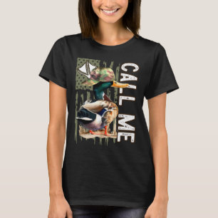 Ring mig Mallard Anka Hunter Hunting Season Cute D T Shirt