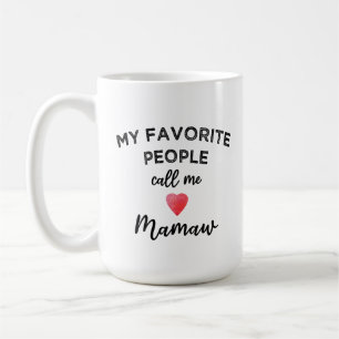 Ring mig MAMAW Southern Appalachian Mormors Smekna Kaffemugg