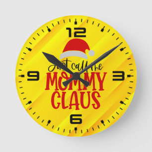 Ring mig Mamma Claus-56876 Rund Klocka