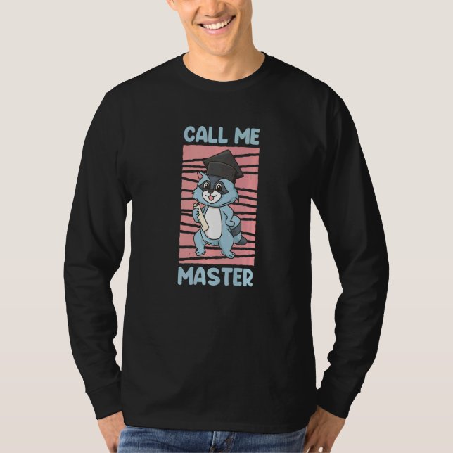 Ring mig Master 2022-examen T Shirt (Framsida)