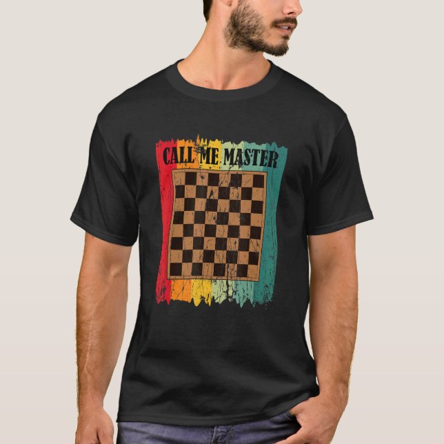 Ring mig Master Chess Player Board Game Chess Figu T Shirt (Framsida)