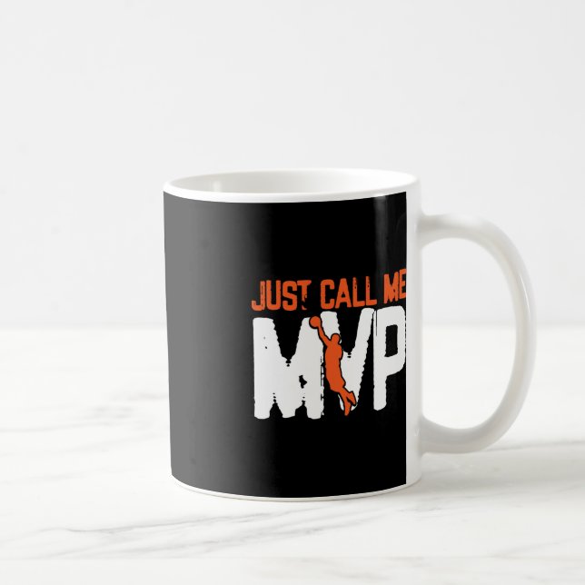 Ring mig MVP Basketball Player Kaffemugg (Höger)