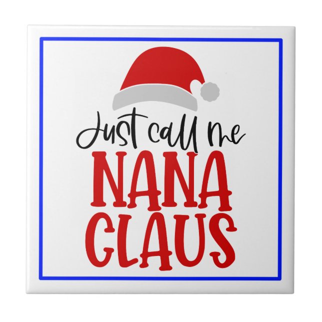 Ring mig Nana Claus-56768 Kakelplatta (Framsidan)
