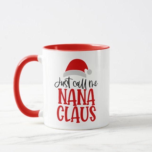 Ring mig Nana Claus-56768 Mugg (Vänster)