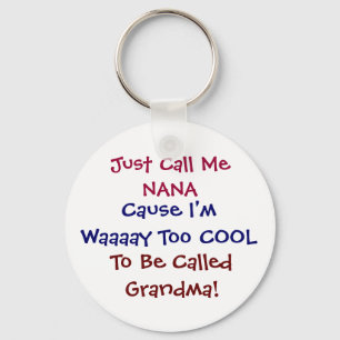 Ring mig Nana Keychain Nyckelring