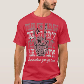 Ring mig när du får borttappad Finger Skeleton T Shirt