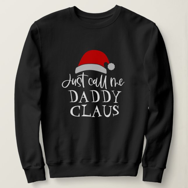 Ring mig pappa Claus Personlig jul T Shirt (Design framsida)