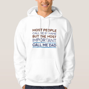 Ring mig Pappa Hoodie