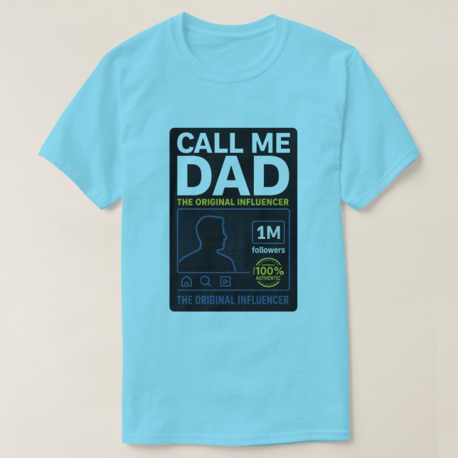 Ring mig Pappa: Original Influencer Tee (Design framsida)
