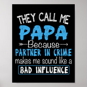 Ring mig Pappa-partner i brottmål Pappa Fars dag F Poster