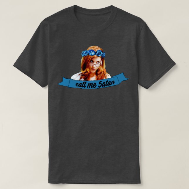 Ring mig Satan Addison Montgomery T Shirt (Design framsida)