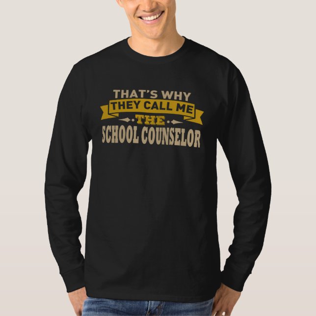 Ring mig Skolans Studievägledare Studievägledare T Shirt (Framsida)