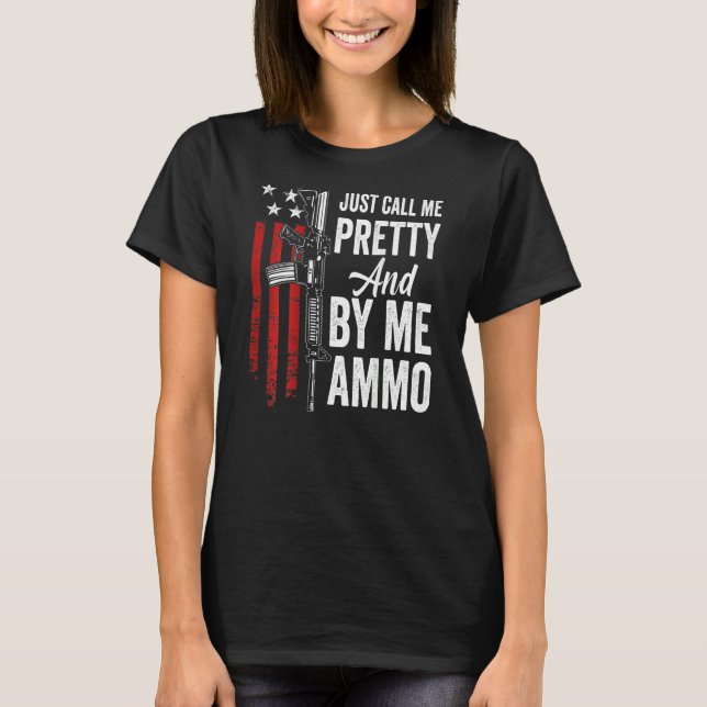 Ring mig Söt och köp Ammo Womens Ar15 g T Shirt (Framsida)