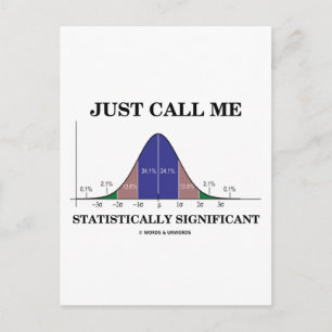 Ring mig statistiskt signifikant vykort