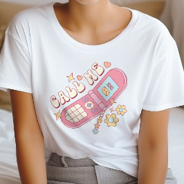 Ring mig Valentines dag T-Shirt