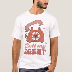 Ring min Agent-dag på Alla hjärtans dag T Shirt