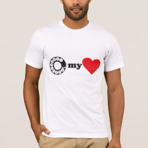 Ring mitt hjärta t shirt