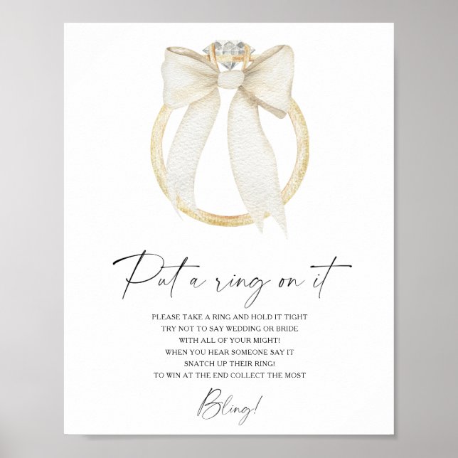 Ring möhippa Sätt ring på spel efter  Poster (Framsidan)