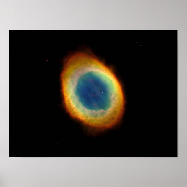 Ring Nebula (Hubble Telescope) Poster (Framsidan)