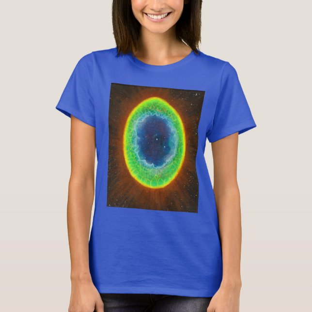 Ring Nebula Kvinnors T-shirt (Framsida)
