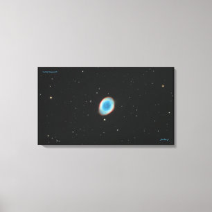 Ring Nebula (M57) - Medelstort Kanvastryck