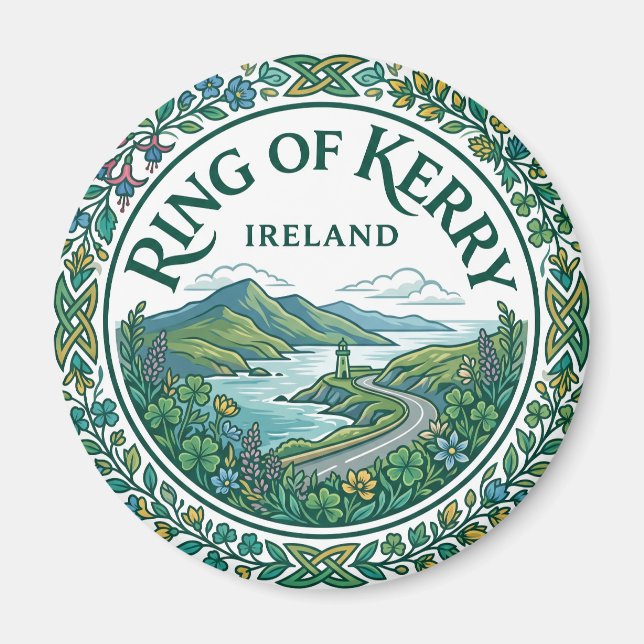 Ring of Kerry Irland Magnet (Framsidan)