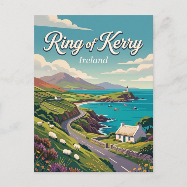 Ring of Kerry Irland Vykort (Framsida)
