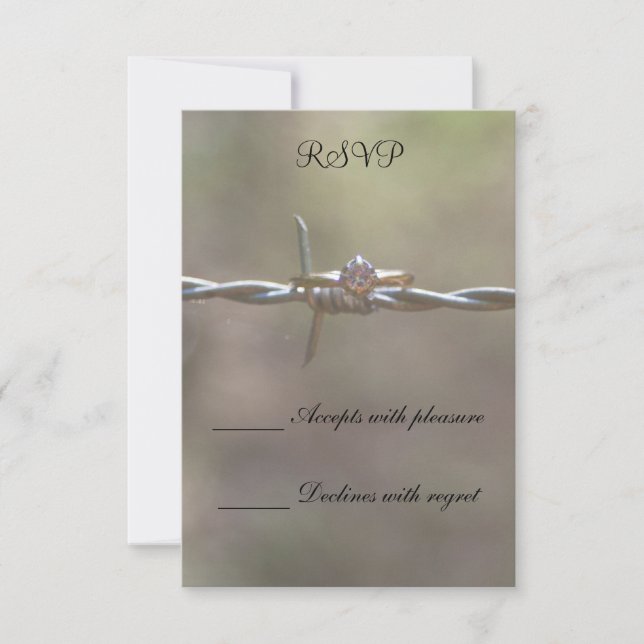 Ring på Barbed Wire OSA Kort (Framsida)