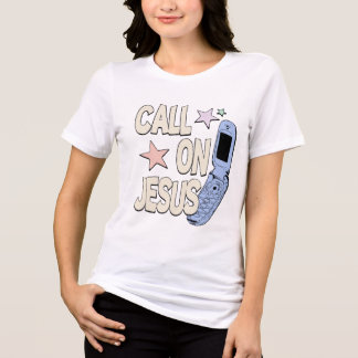 Ring på Jesus - Retro Faith Design T Shirt