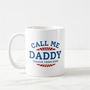 Ring pappa Verkligen jag har barn Kaffemugg