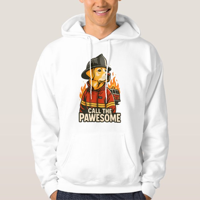 Ring Pawesome Husdjurshumor Hoodie (Framsida)