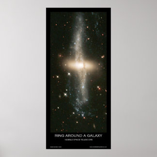 Ring runt en Galaxy - Poster från rymden