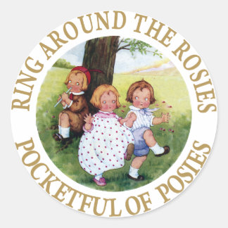 Ring runt Rosies, Pocketful of Posies Klistermärke